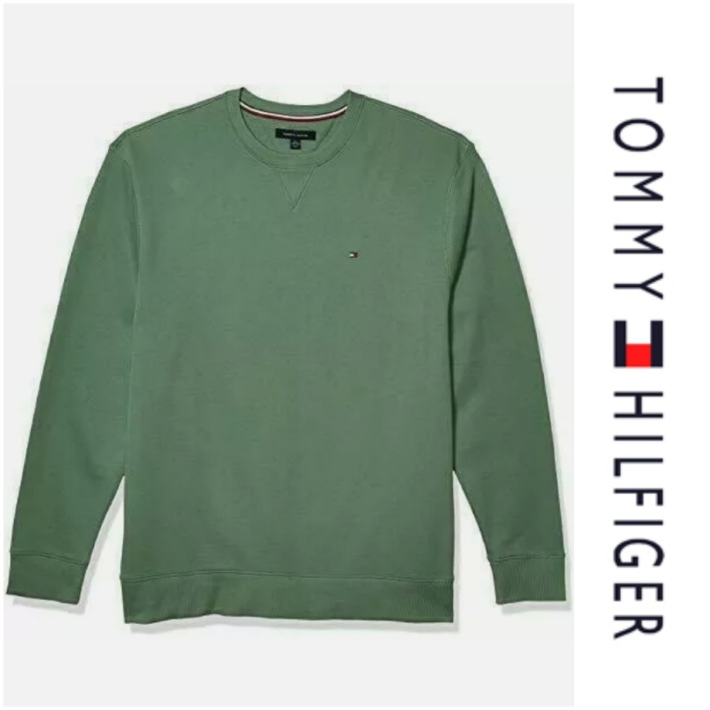 Tommy Hilfiger Men's Plain Crewneck Sweatshirt - M